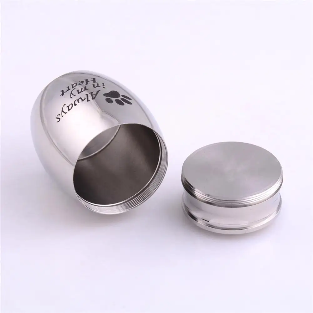Oem Wholesale Price Silver Decorative Cremation Urns Jar Bottle For