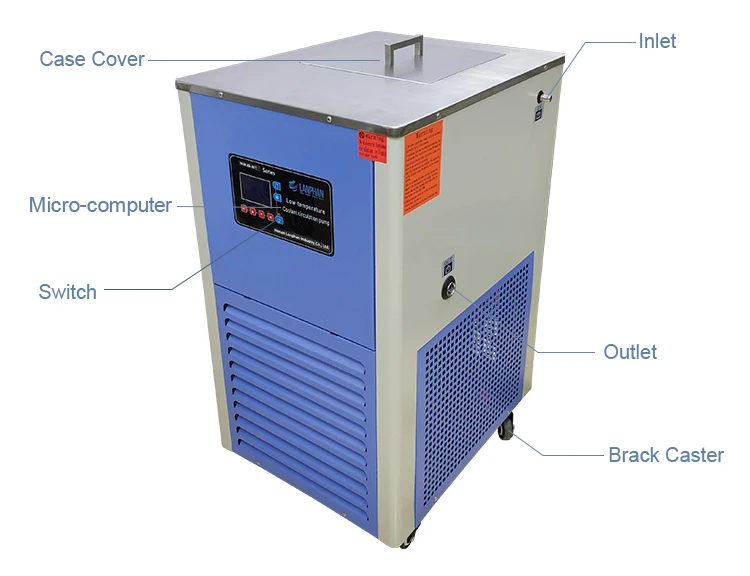 Refrigerated Circulator 50l Laboratory Coolant Circulation Chillers