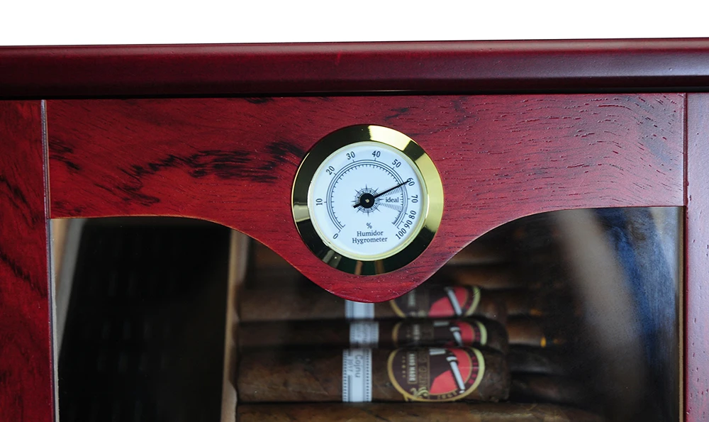 Large Capacity Bubinga Cigar Box Packaging Display Humidors Wooden