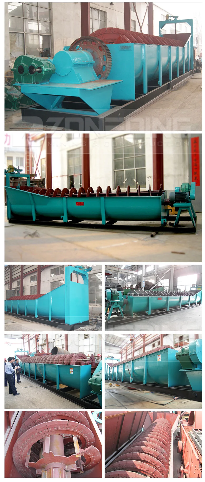 Mining -machine river sand washing equipment spiral sand washer price