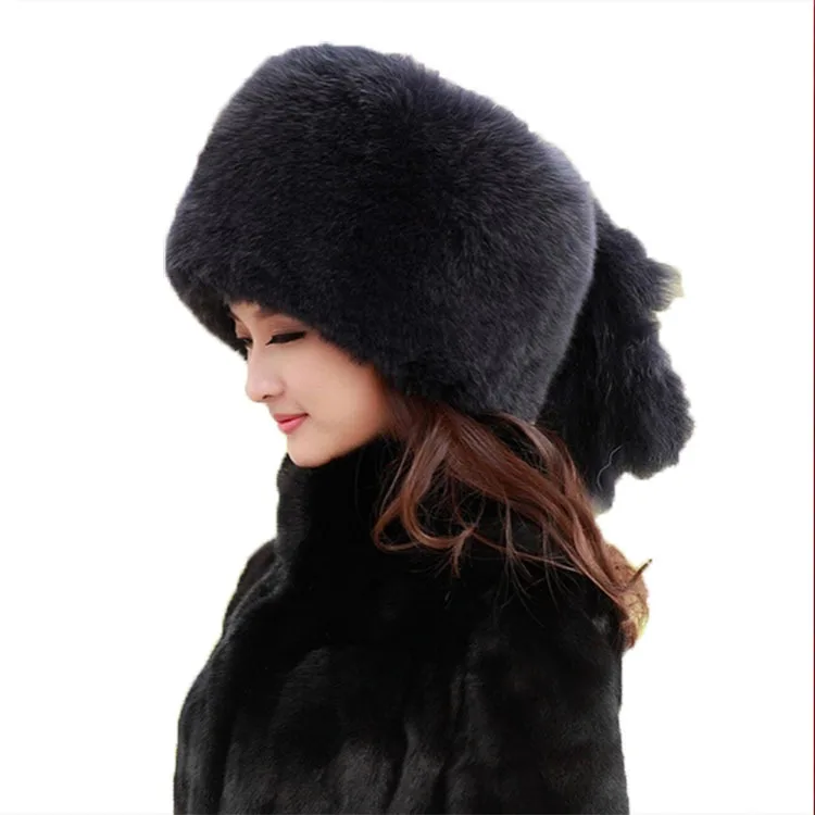Hat For Women Warm Earflap Faux Fur Hat 