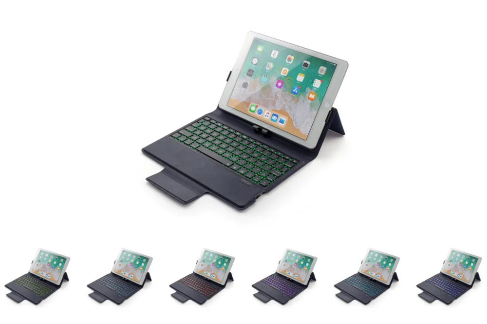 9.7 Inch Universal Tablet Keyboard Leather Wireless Bluetooth Keyboard