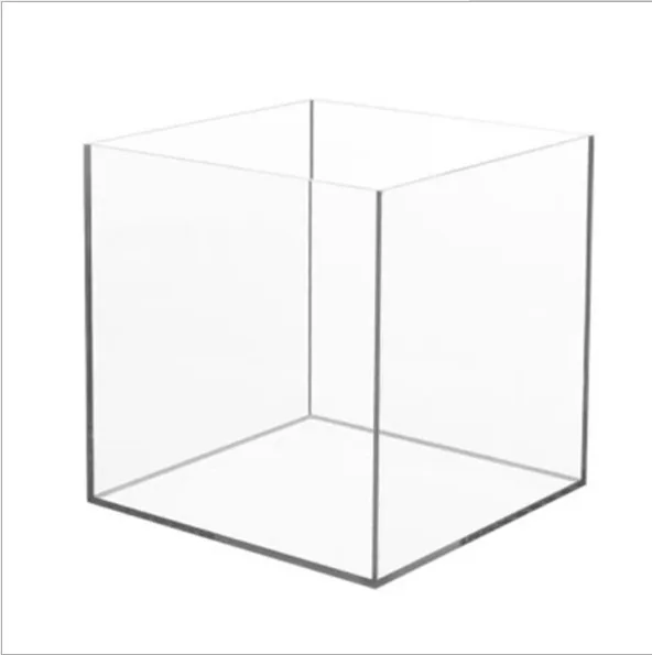 Wholesale Custom Clear Acrylic Large Display Storage Cube Box - Buy ...