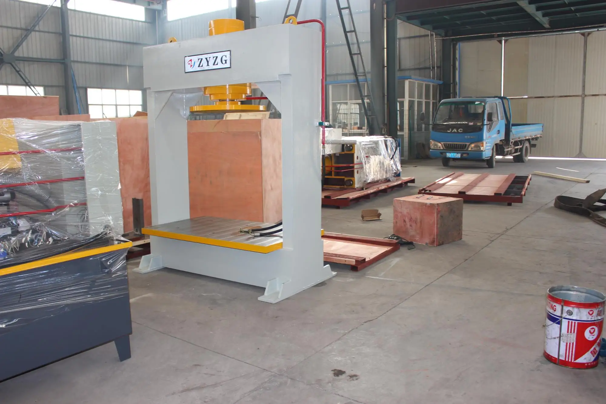 Hydraulic Press Machine For Solid Traction Forklift Tire Buy Solid Tire Press Machine,Solid