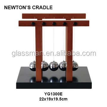 newton's cradle wood