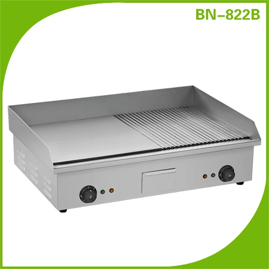 Industrial Countertop Griddle For Catering Equipment Half Flat
