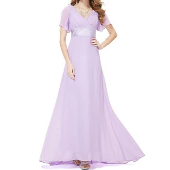 light purple chiffon dress