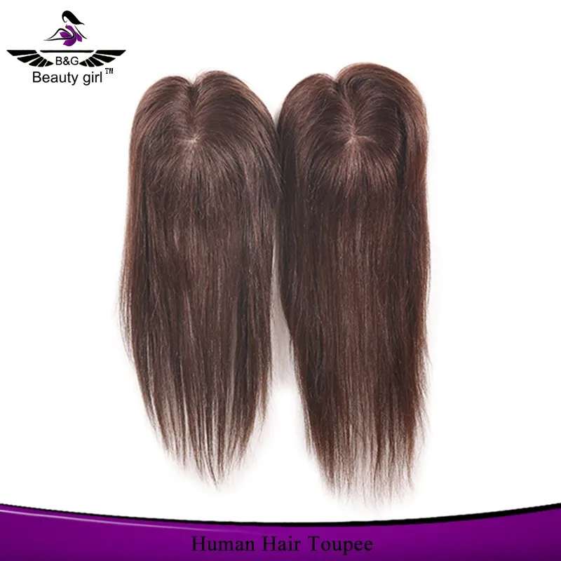 Dark Brown Hair Color Highlights Chinese Hair Toupee Super Thin