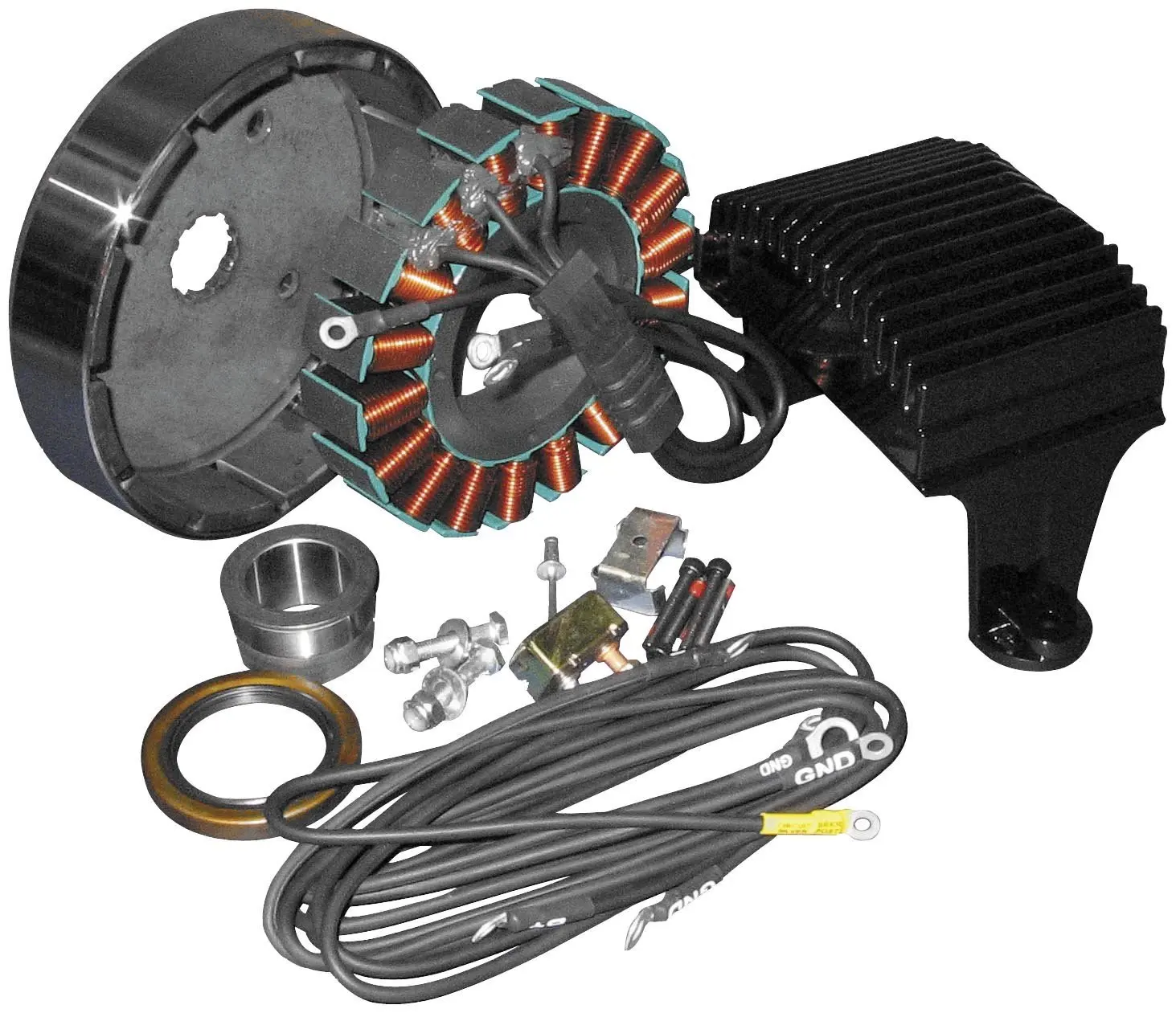 Cycle Electric 80 Series 50 Amp 3-Phase Charging System Upgrade for 1989-1998 H