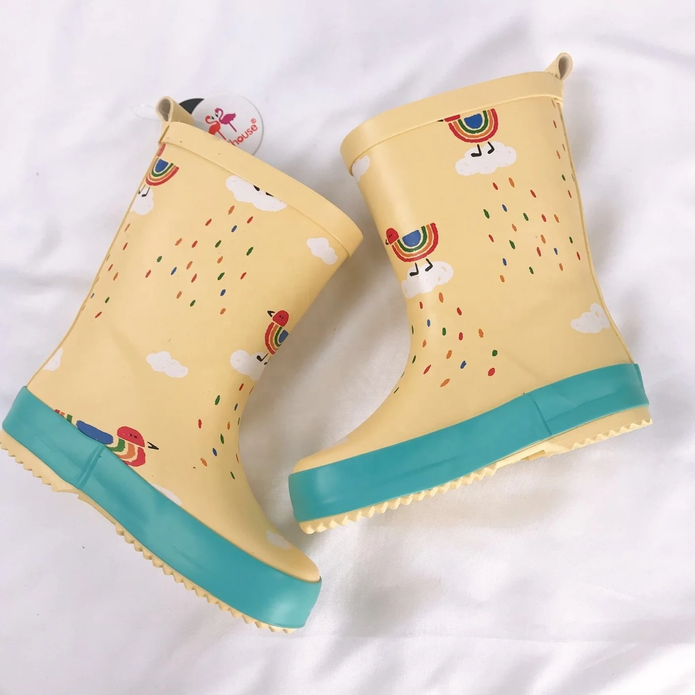Rain boots with chickens on them sale