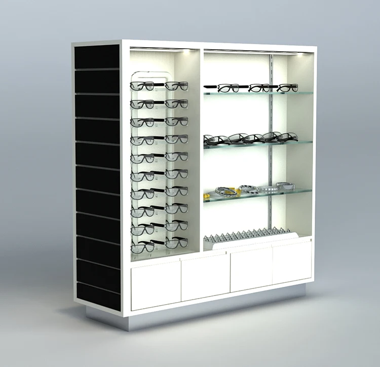 Modern Custom Optical Eyewear Counter Display Furniture
