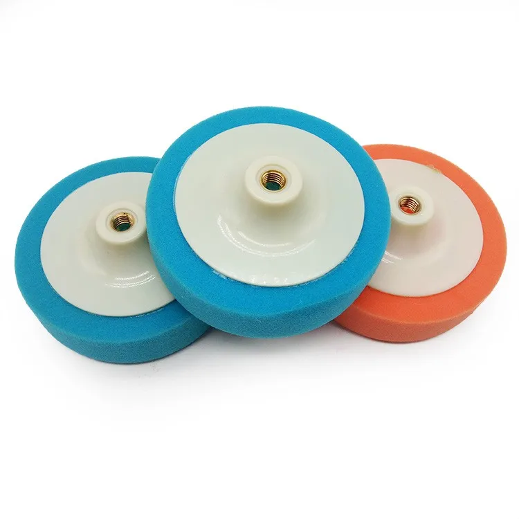 Hard Sponge Cutting Polishing Waxing Buffing Foam Pad With Backing