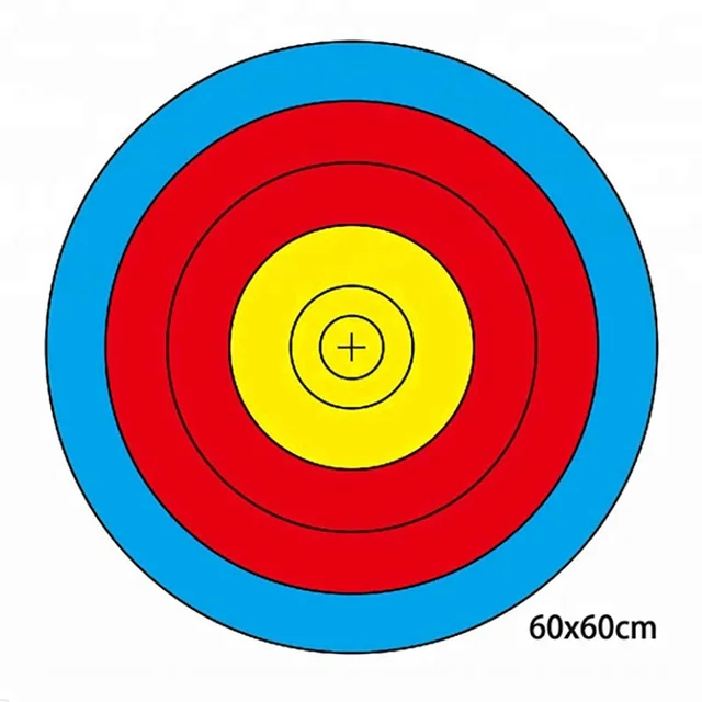 QTY 10 Archery Target 60cm Approved Reinforced Archery Paper Target Face 60