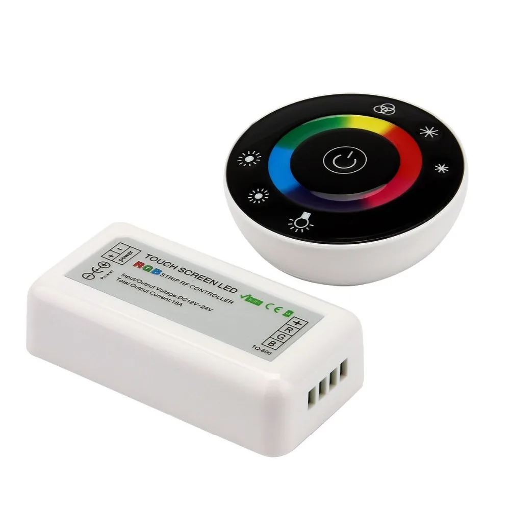 Touch Series Round Rgb 3ch Dc12v Led Strip Remote Controller Buy Led Controller,Touch Led