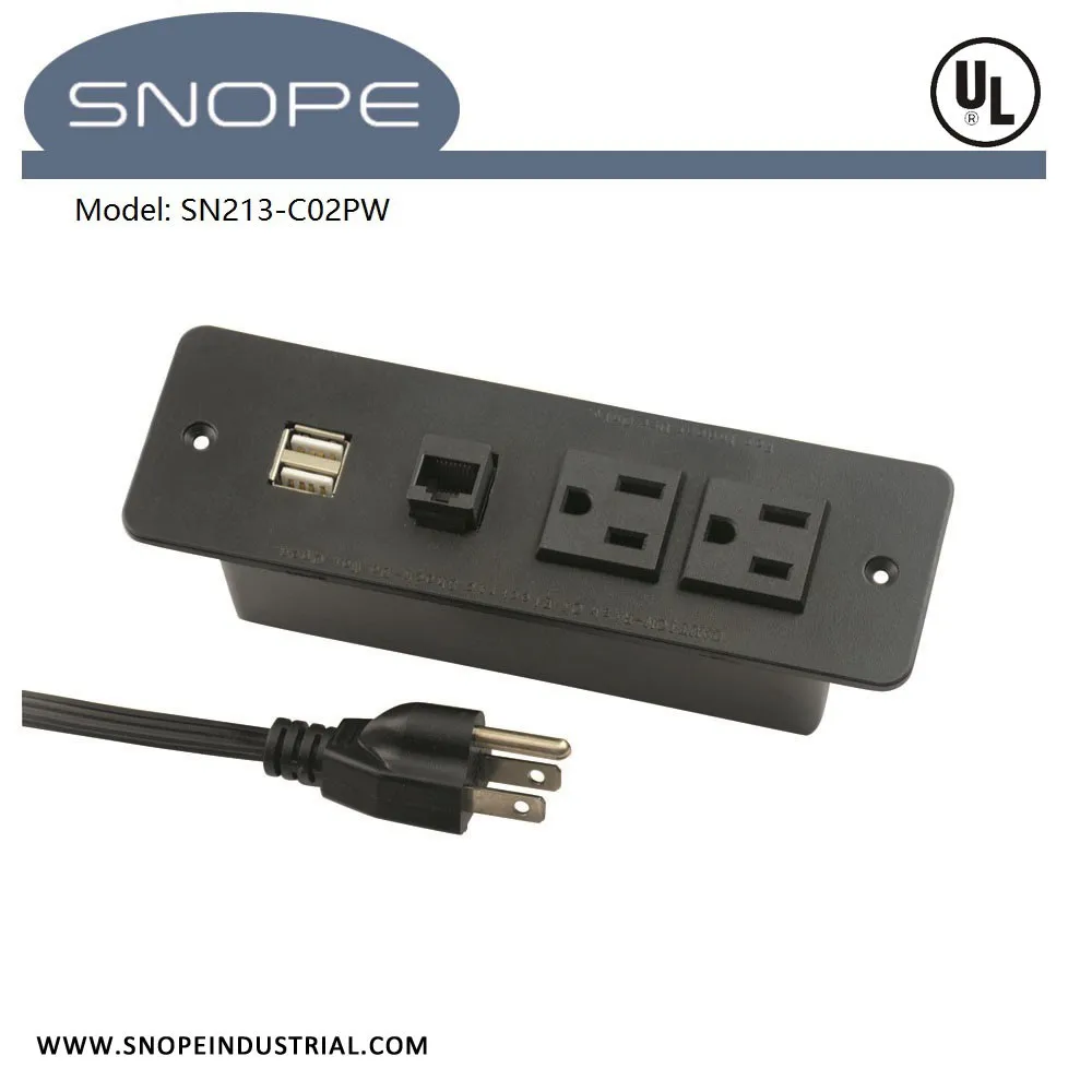 Flush Mounted Furniture Office Rj45 Desk Data Power Outlets Buy Data