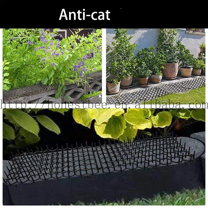 Garden Cat Scat Spike Mat Prickle Strips 20 Garden Staples Included