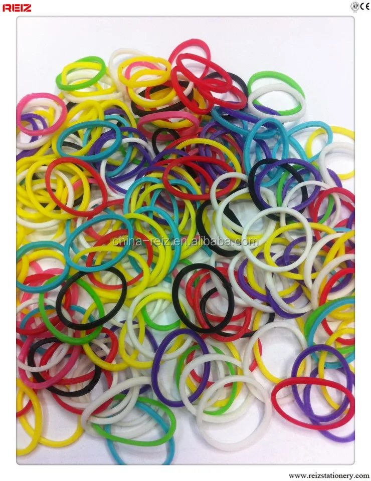 assorted rubber bands