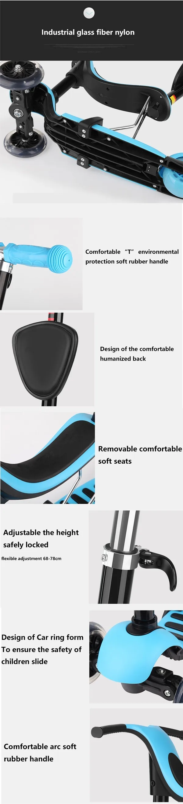 Children 4 in 1 Mini Scooter