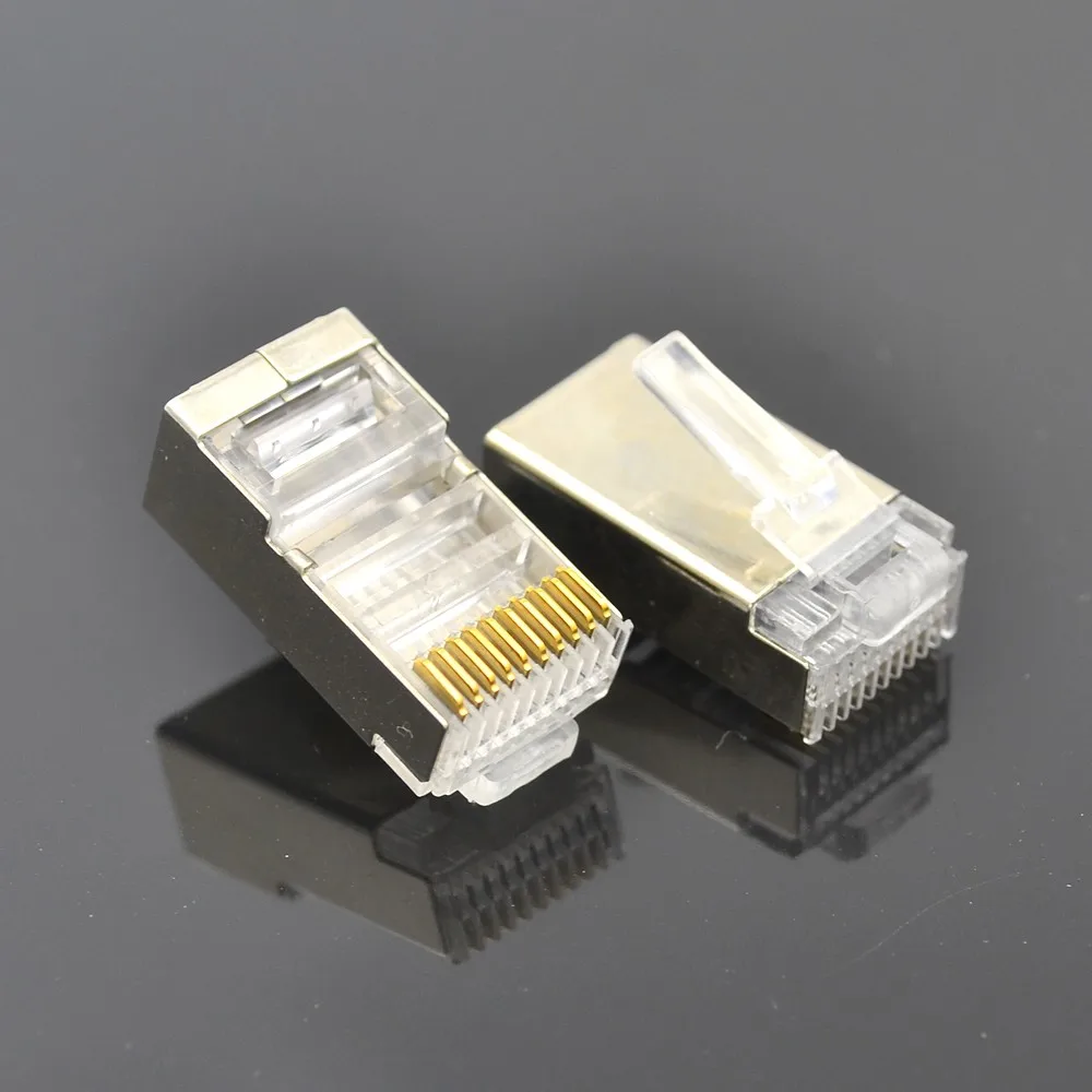 Rj45 Rj50 Rj58 Ethernet Connector 10 Core Ftp Plug - Buy 10 Core Ftp ...