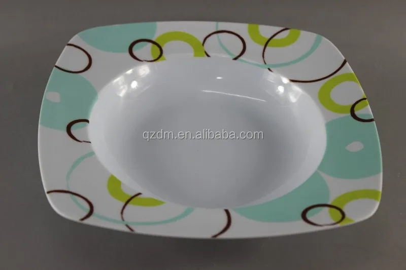 8inch Melamine Square suop plate
