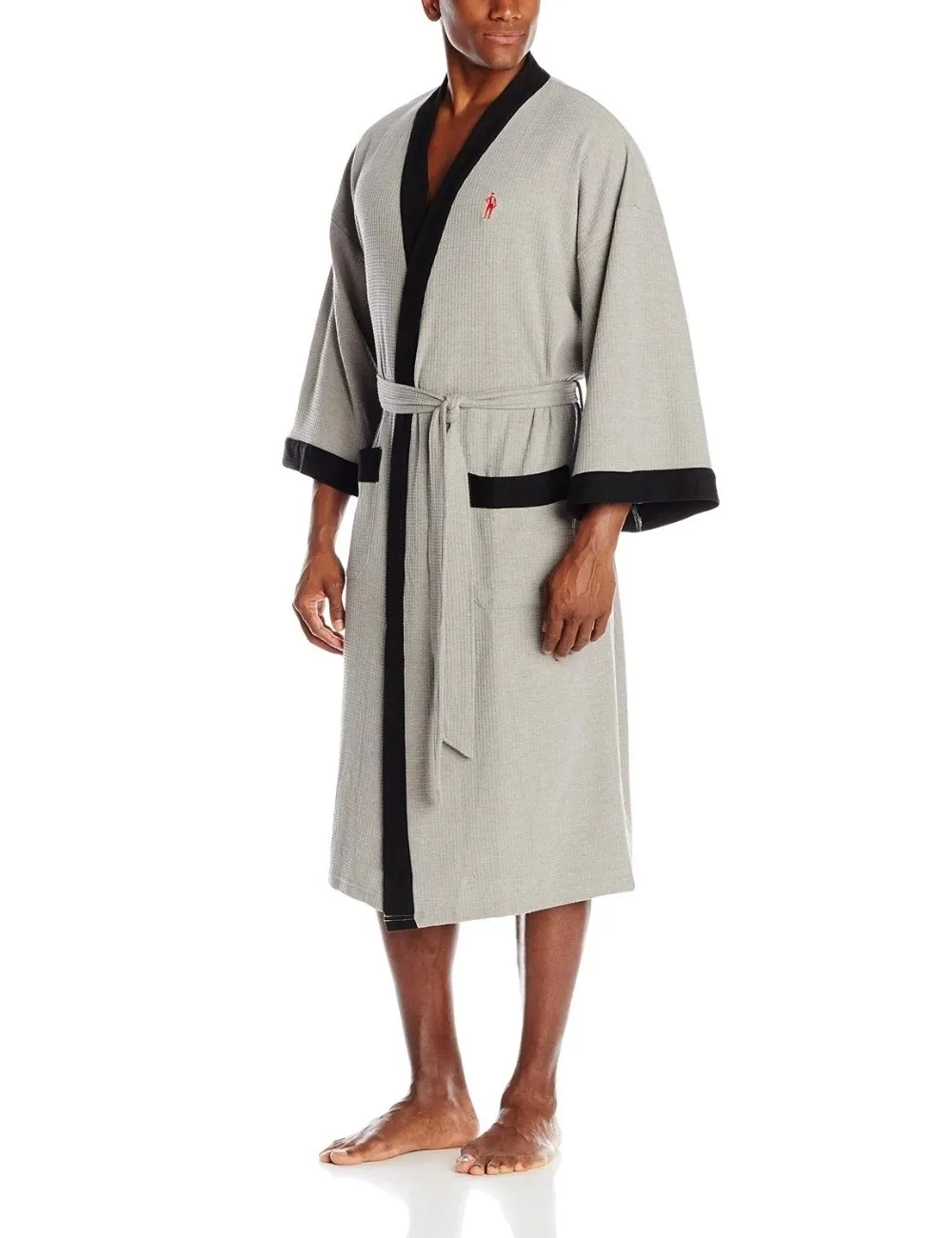 personalised cotton bathrobe
