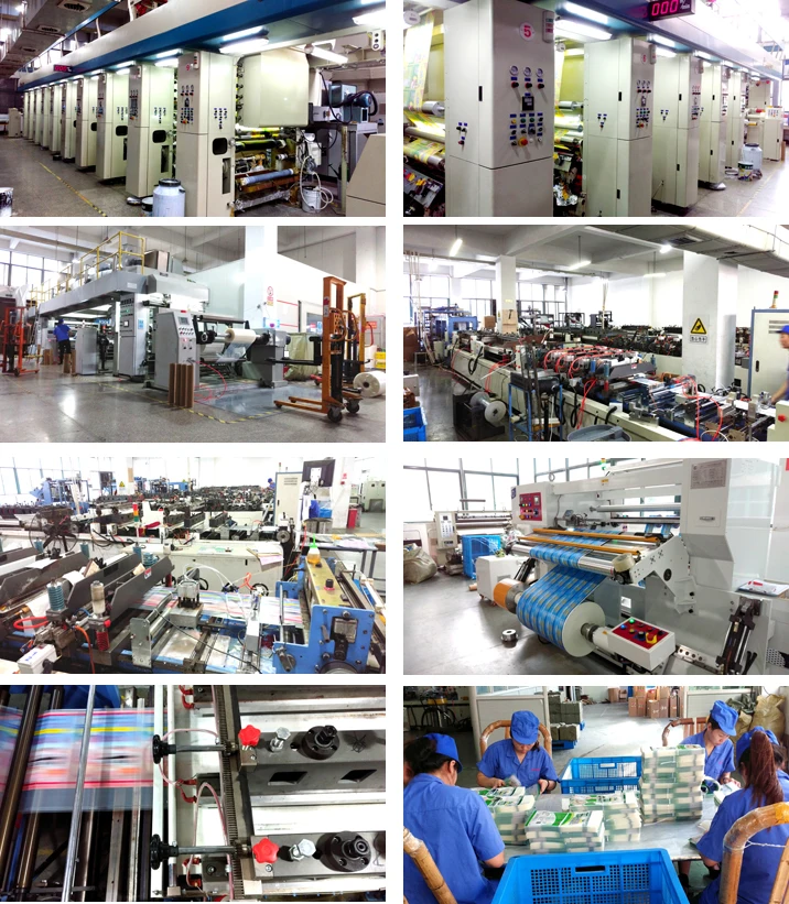 OEM/ODM automatic biodegradable sachet food grade plastic aluminum foil laminated roll film for snacks packaging