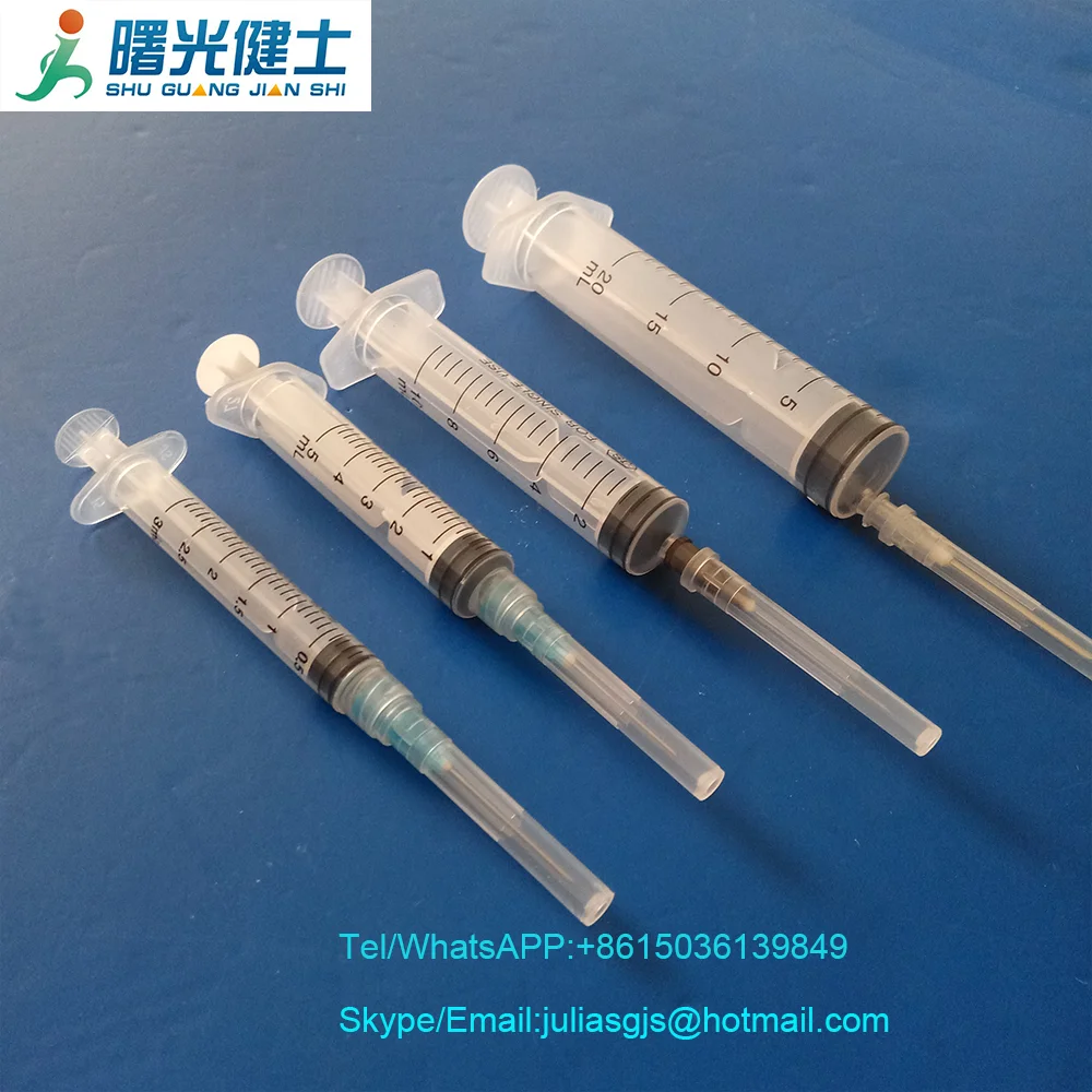Different Types Of Disposable Syringes With Needle And Caps Buy