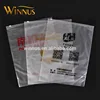 Cheap printed zipper garment shirt packaging frosted transparent slide zip lock plastic bags with own logo