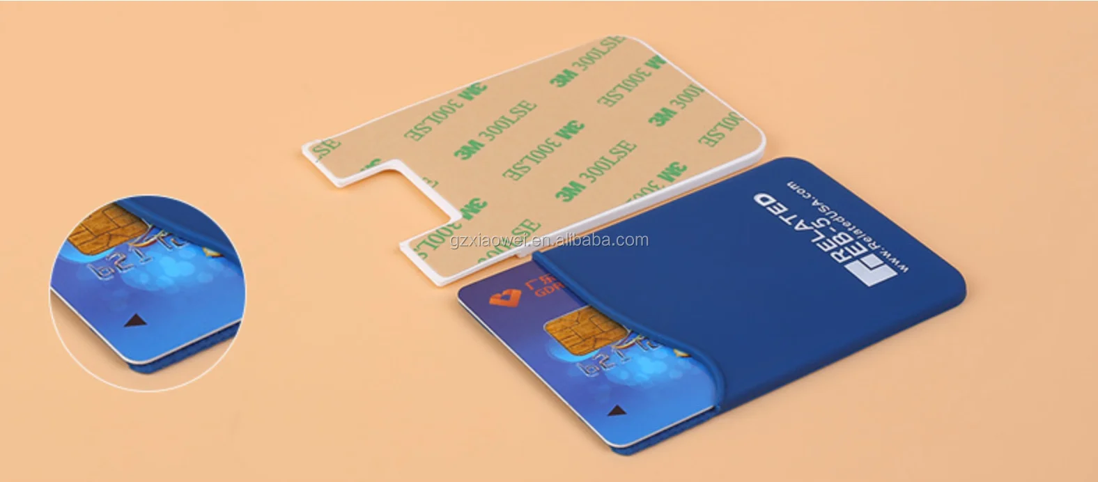 Unisex Wallet Sticker Mobile Phone Holder With Phone Pocket Buy