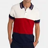 Oem Service Organic Cotton Rib Collar Color Combination Pk 100% Polo T-Shirt For Summer