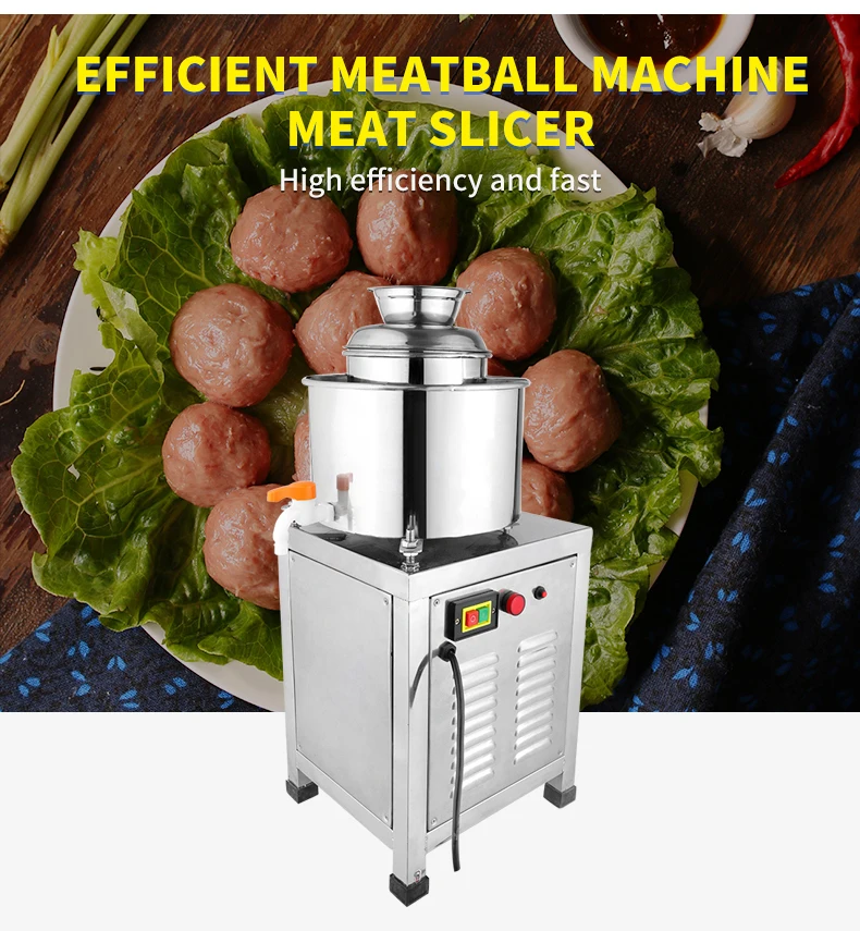 Stainless Steel Restaurant Food Beef Meat Ball Meatball Paste Beating ...