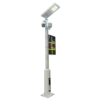 LEDbow 60W Integareted All In one solar led street light with smart camera/smart led display/RFID /smart charging pile