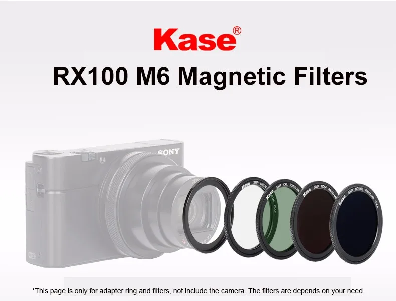 Kase Camera Filters Rx100 M6 Camera Filters Gnd Filter/ Nd