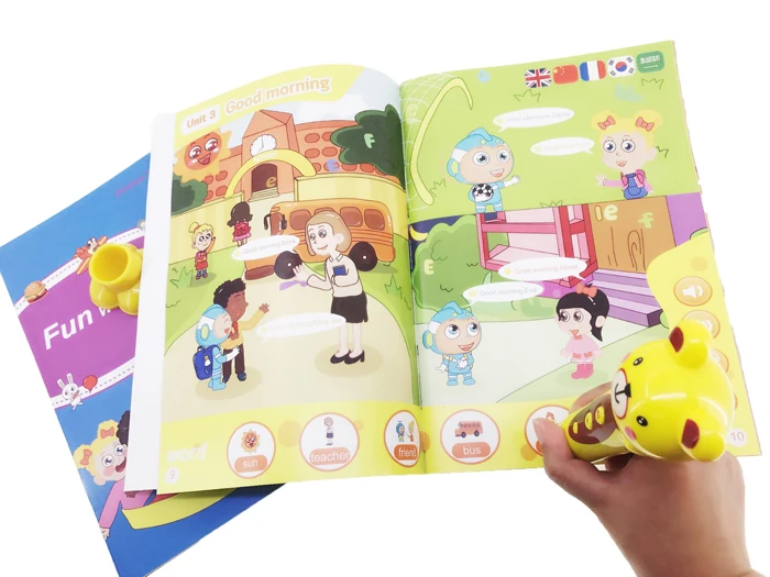 ISO9001 Factory Kids Point Reading Pen Smart Children Talking Pen Learning Machine