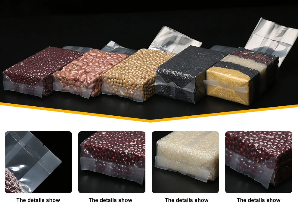 Plastic Rice Packing Vacuum Bag Buy Vacuum Rice Bag,Rice Packaging Vacuum Bag,Plastic Rice
