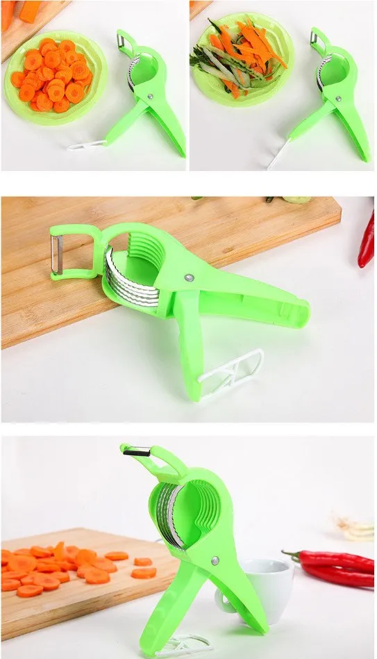 304 Stainless Steel Slicer V Shaped Multi Slicer With 5 Blades Hand