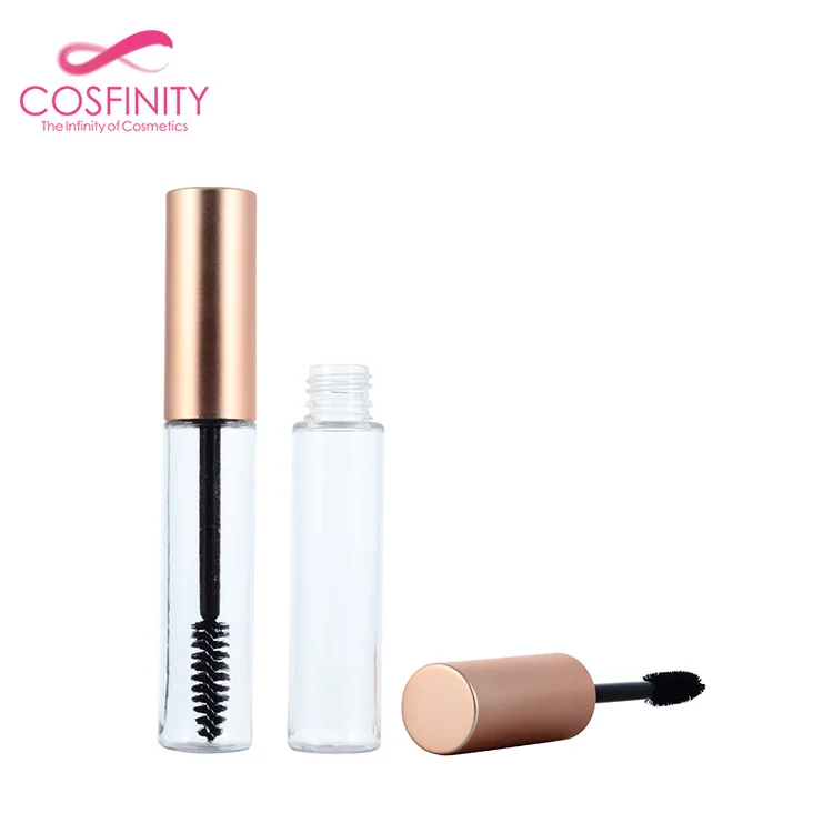 clear empty mascara tubes rose gold mascara container with brush 