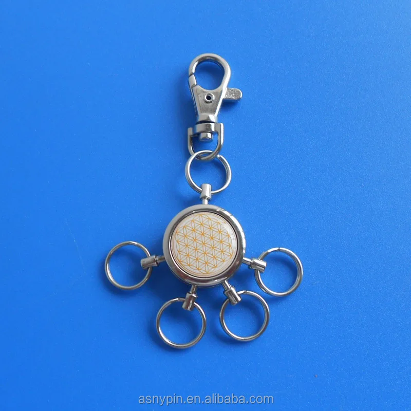 double sided coin blank keychain