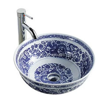 Chinese Style Art Painted Color Bathroom Bowl Sink Buy Art Painted Bowl Sink Chinese Style Bowl Sink Art Color Basin Product On Alibaba Com