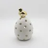 Good design ceramic eggs easter with gold bird