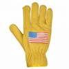 Full Grain Cow Leather Construction Leather Working Driver Safety Industrial Gloves
