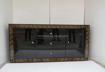 Black Mirrored Side Board Buy Black Mirrored Side Board Black