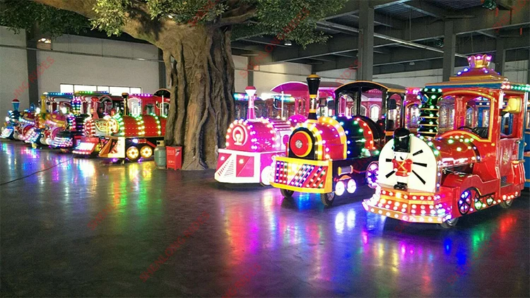 Shenlong Manufacturer Amusement Park Trackless Train for children .jpg