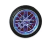 Special Tire Shape Design LED Night Light Digital Decorative Mirror Wall Clock