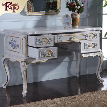 Luxury Royal Wooden Portable Mirrored Dresser Console Table Good