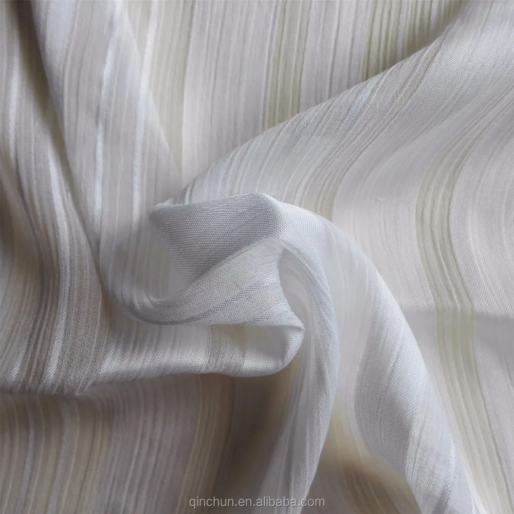 striped chiffon fabric