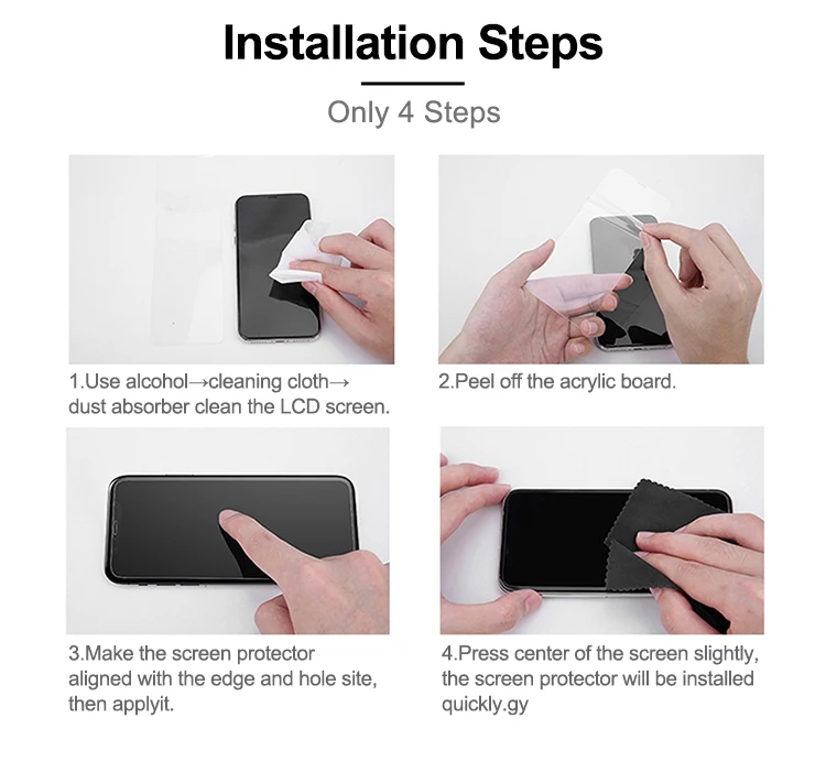 3d Full Cover 9h Hardness Screen Protector Tempered Glass For Iphone