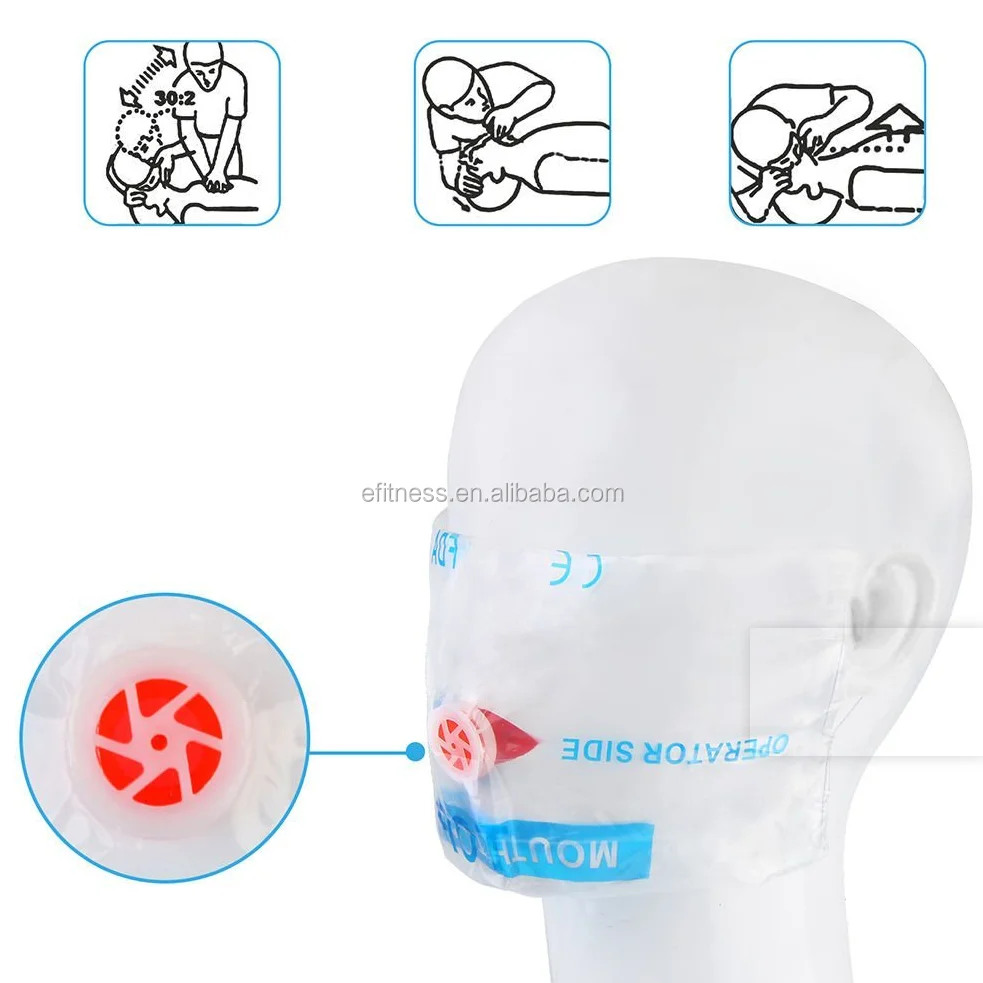 Cpr One Way Valve Mask With Keychain With Gloves Buy Keychain Cpr