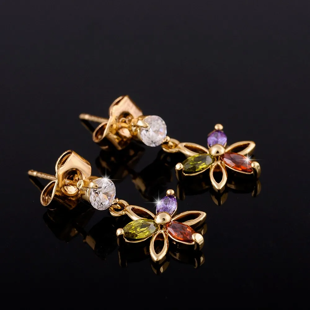 Vietnam Jewelry Earrings,Zirconia Drop Earrings,Earrings Girls