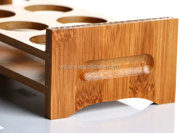 Bk095,Ecofriendly Bamboo Bottle Holder Stand,Bamboo Cup Holder Buy